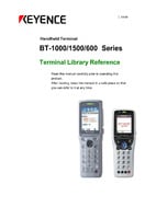 BT-1000/1500/600 Series Terminal Library Reference (English)