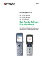 BT-1000/1500/600 Series Data Transfer Software Operation Manual (English)